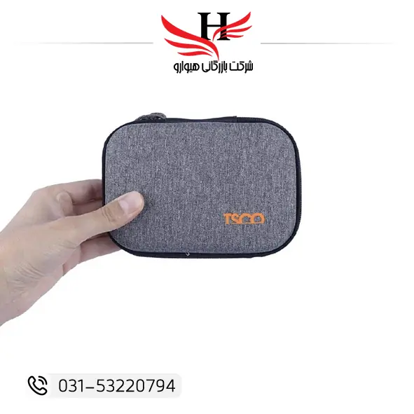 کیف هارد تسکو TSCO مدل THC 3156 با بدنه نیمه‌سخت مقاوم مناسب محافظت لپ‌تاپ و تجهیزات دیجیتال 15.6 اینچ – پخش عمده هیوارو